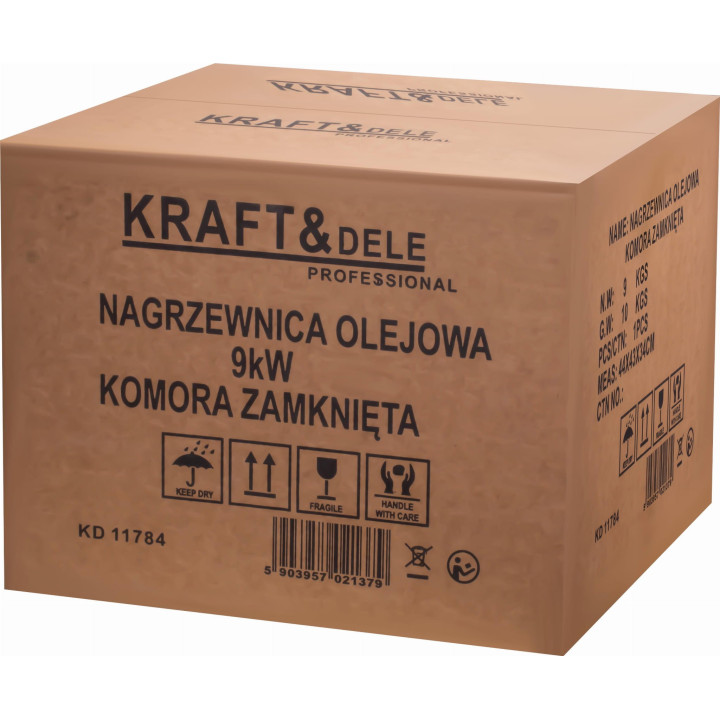 NAGRZEWNICA POSTOJOWA 9kW 12/24/230V KD11784