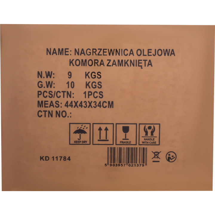 NAGRZEWNICA POSTOJOWA 9kW 12/24/230V KD11784