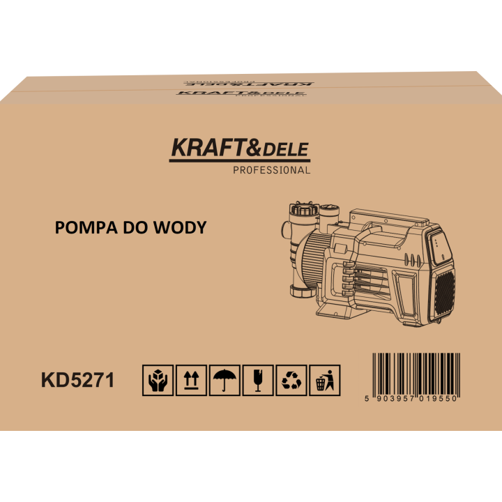 Pompa do wody 1500W 4700L/h KD5271