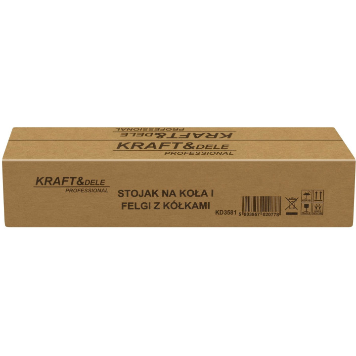 STOJAK NA FELGI Z KÓŁKAMI KD3581