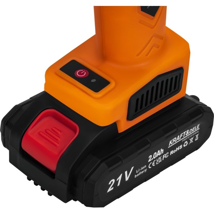 Sekator akumulatorowy 21V 2Ah x 2 szt + ładowarka KD5091