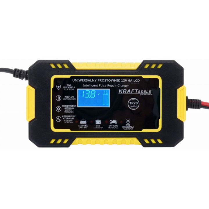 Prostownik uniwersalny 12V 6A KD1290