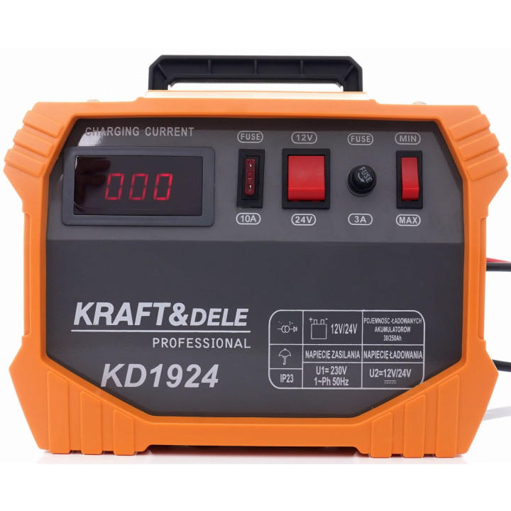 Prostownik akumulatorowy 12/24V 30/250aH KD1924
