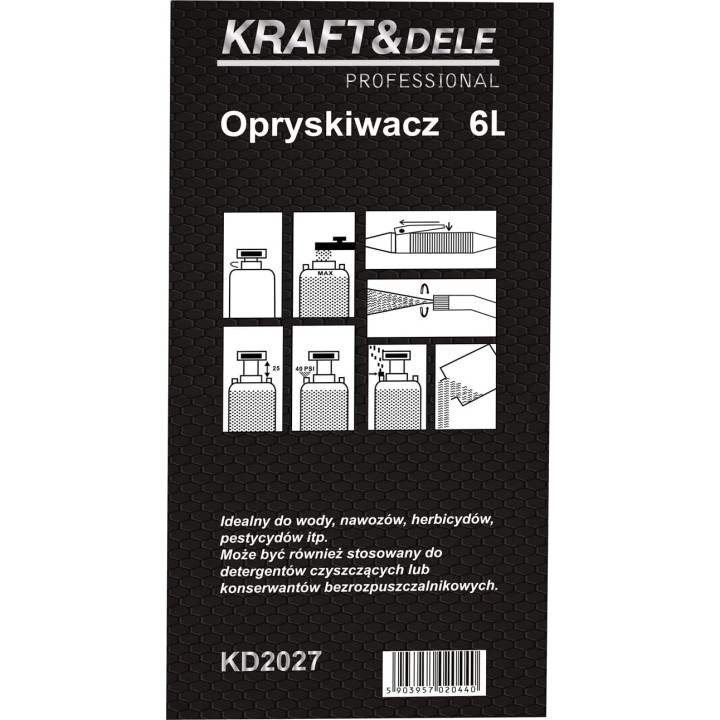 Opryskiwacz akumulatorowy 6L KD2027