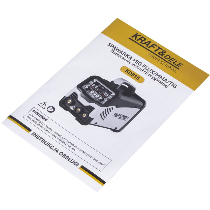 Spawarka MIG Flux/MMA/TIG 200A KD815