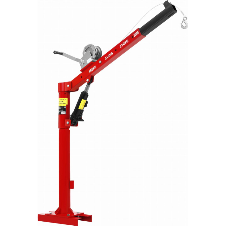 Żuraw HDS podnośnik z wciągarką 450KG KD12687