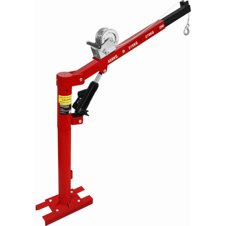 Żuraw HDS podnośnik z wciągarką 450KG KD12687