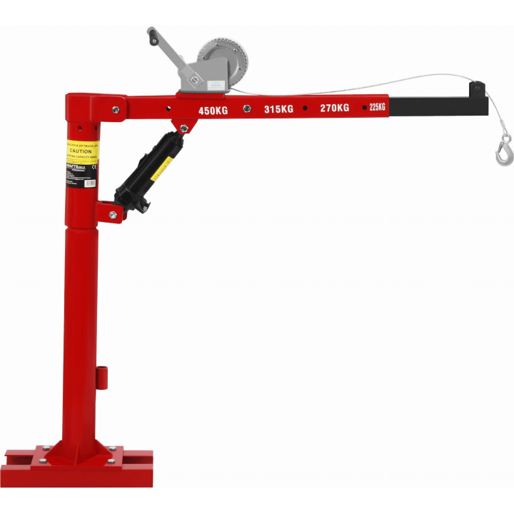 Żuraw HDS podnośnik z wciągarką 450KG KD12687