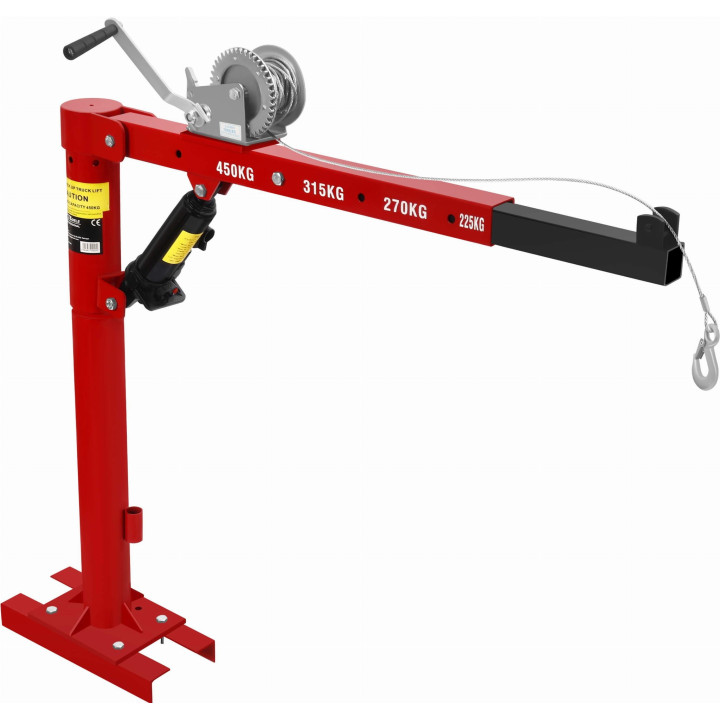 Żuraw HDS podnośnik z wciągarką 450KG KD12687