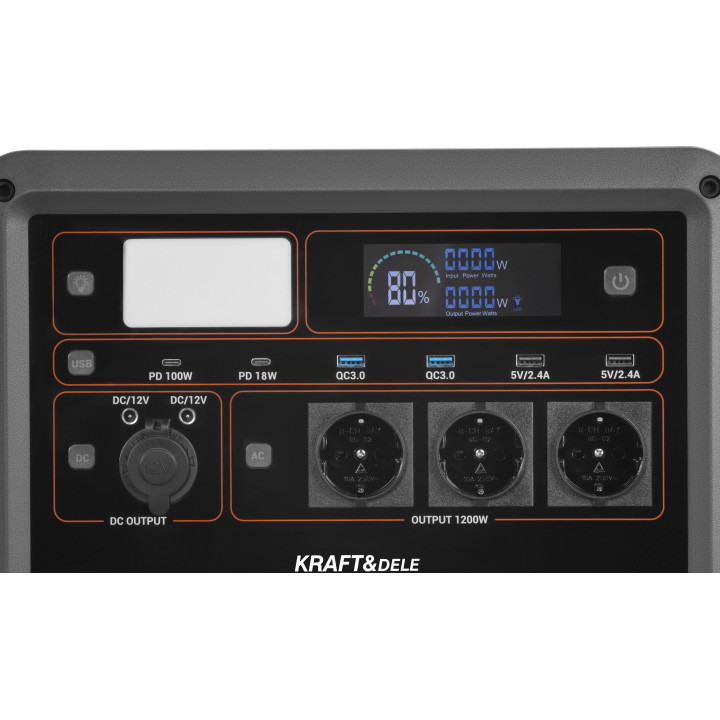 Przenośna stacja zasilania 1152Wh / 25.6V KD5532