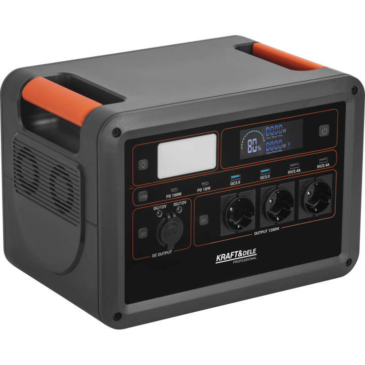 Przenośna stacja zasilania 1152Wh / 25.6V KD5532