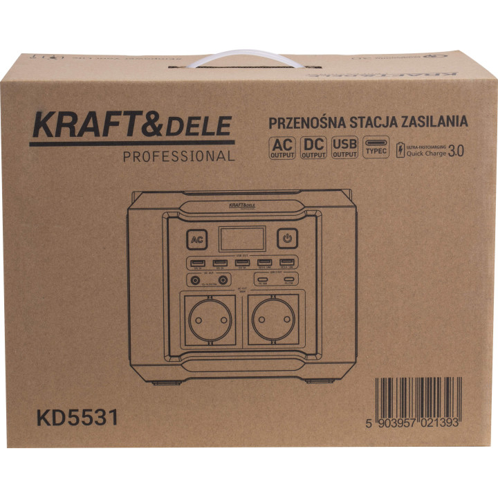 Przenośna stacja zasilania 296Wh / 14,8V KD5531