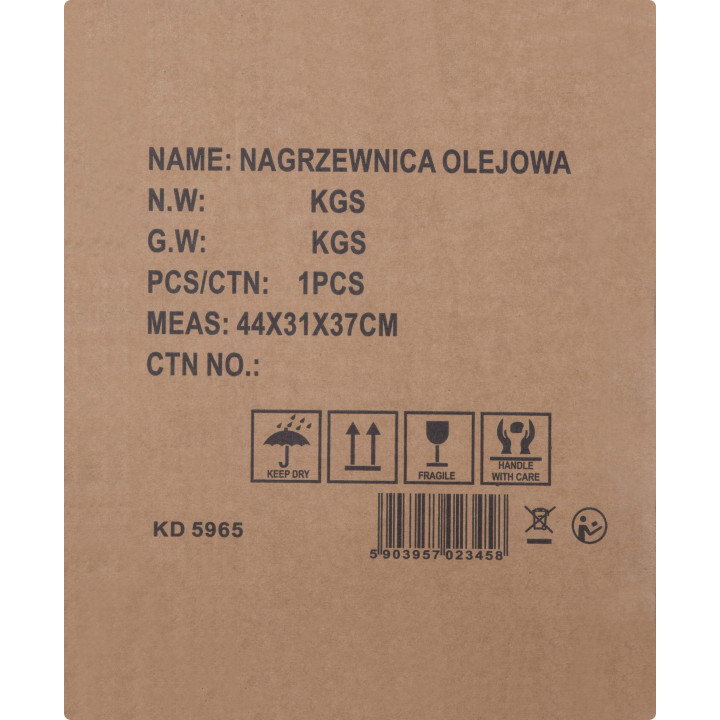 Nagrzewnica olejowa postojowa 9kW KD5965