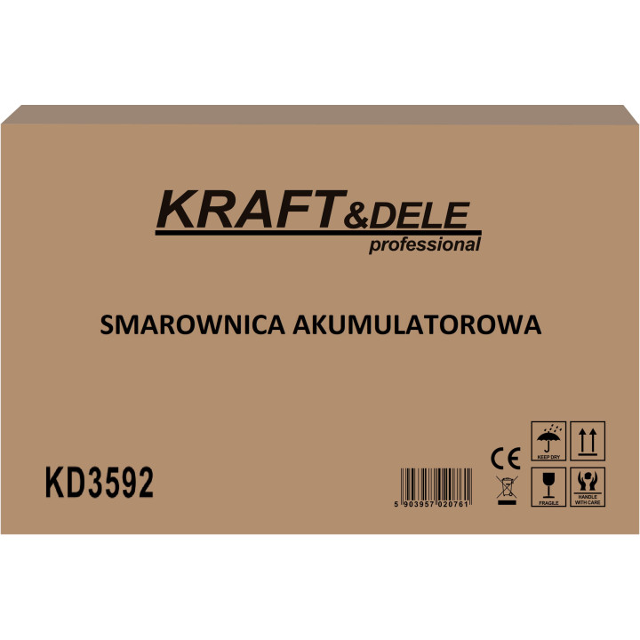 Smarownica akumulatorowa 21V 3Ah + walizka KD3592