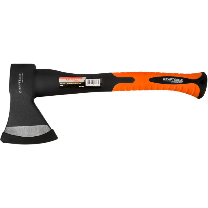Siekiera z trzonkiem fiberglass 600g 37cm  KD286