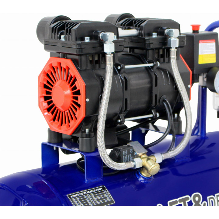 KOMPRESOR BEZOLEJOWY 50L 1500W 290L/min KD4052