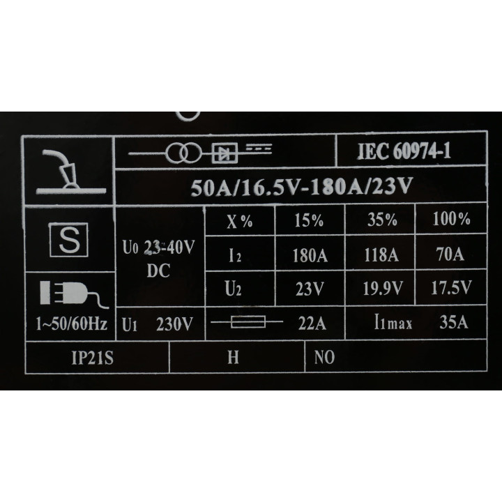 Spawarka MIG/MAG Flux 200A KD830