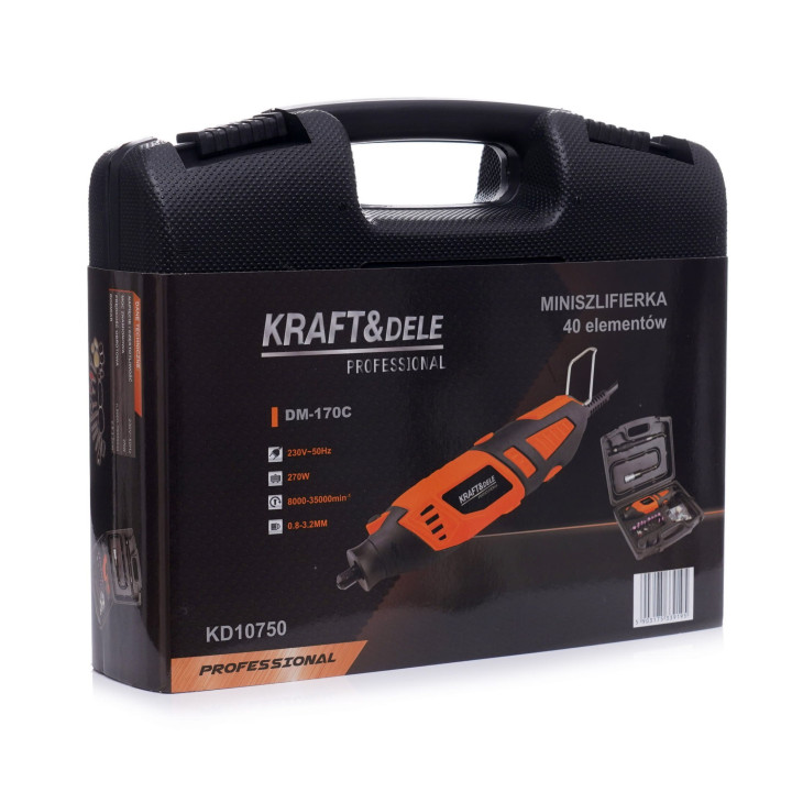 Mini szlifierka 270W + akcesoria 40el. KD10750