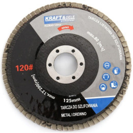 Tarcza listkowa 125mm P120 KD969