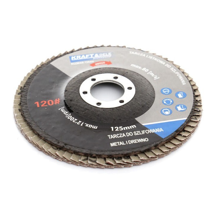 Tarcza listkowa 125mm P120 KD969