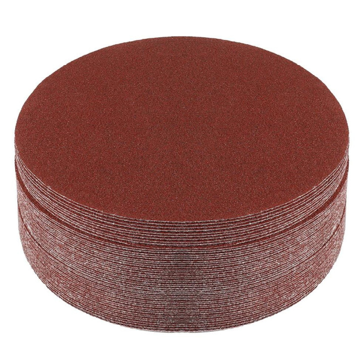 Papier ścierny 50szt. krążek 125mm P80 na rzep KD11803