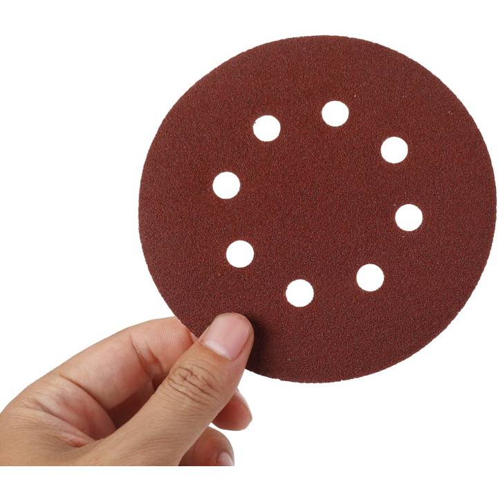 Papier ścierny 50szt. krążek 125mm P120 na rzep KD11811