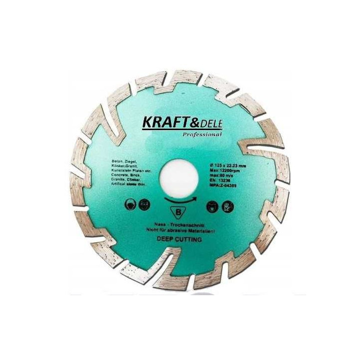 Tarcza diamentowa segmentowa 125x22,2mm KD928