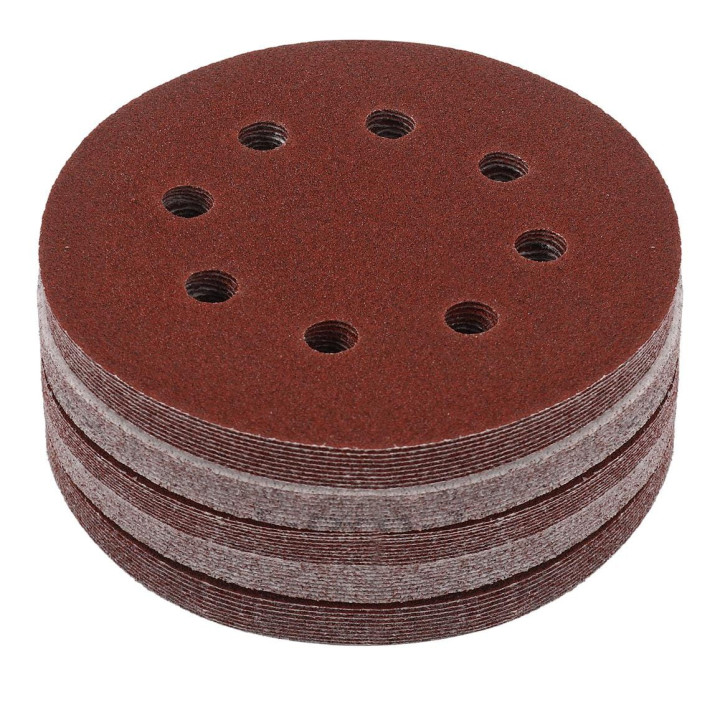 Papier ścierny 50szt. krążek 125mm P80 na rzep KD11809
