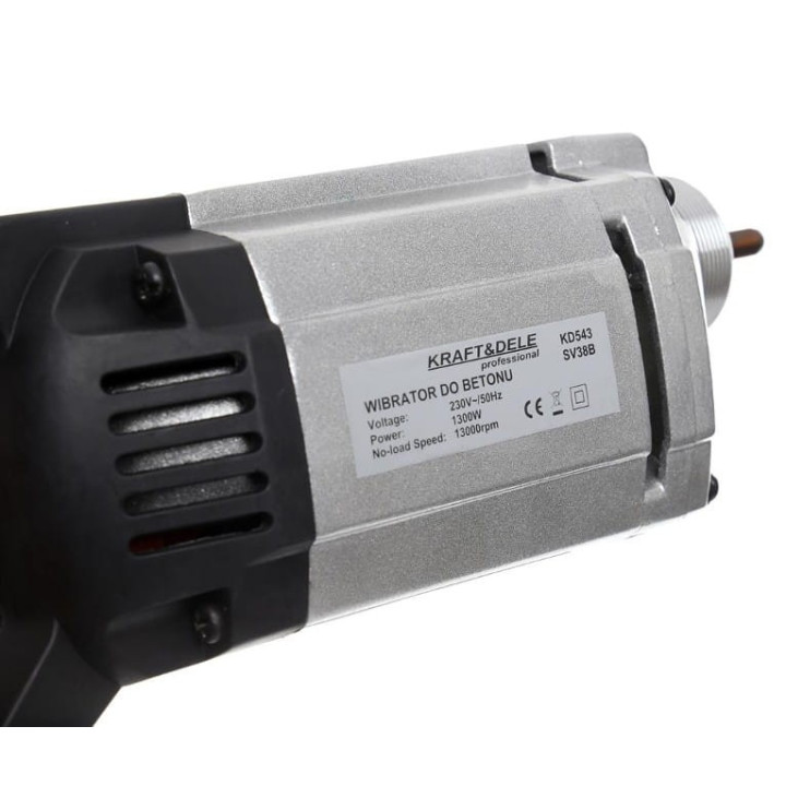 Wibrator do betonu 1300W + buława 2m KD543