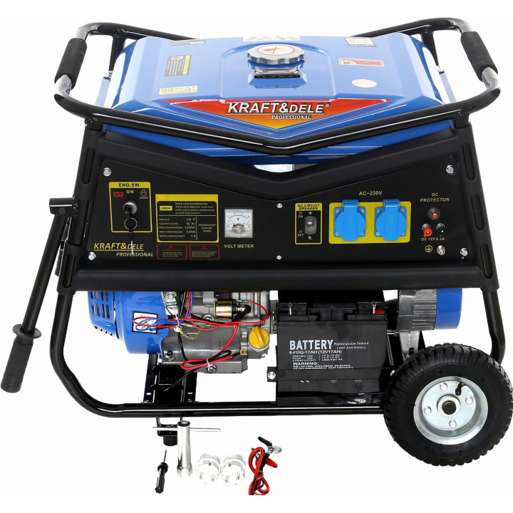 Agregat prądotwórczy jednofazowy 5000W 12/230V KD145