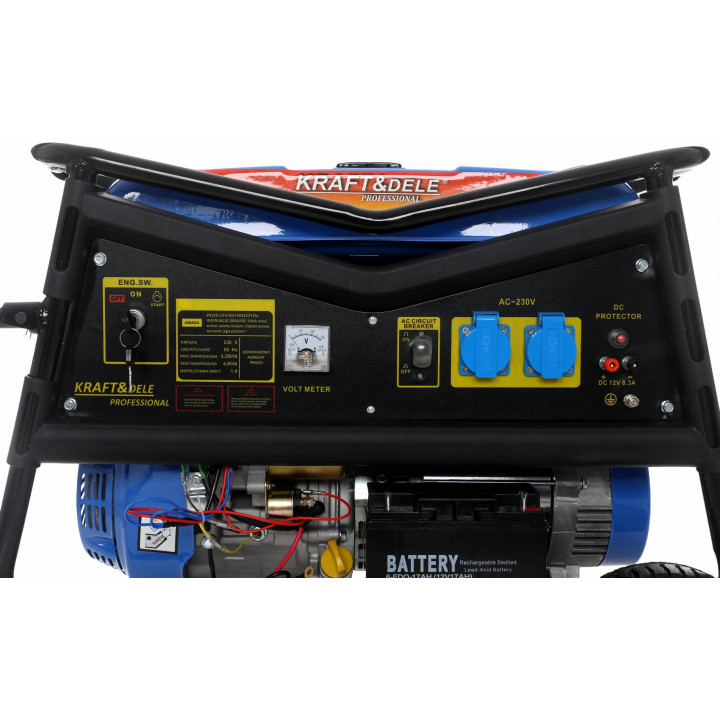 Agregat prądotwórczy jednofazowy 5000W 12/230V KD145