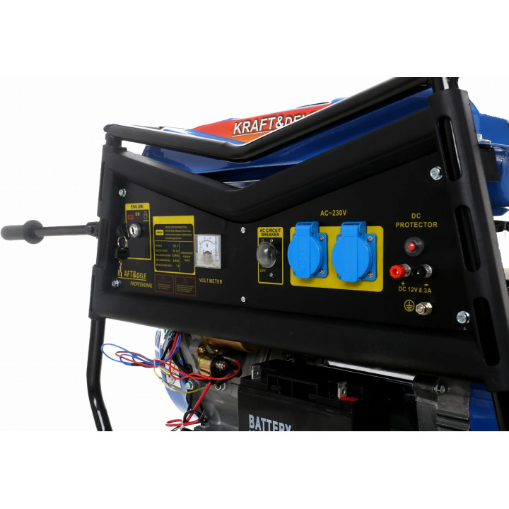 Agregat prądotwórczy jednofazowy 5000W 12/230V KD145