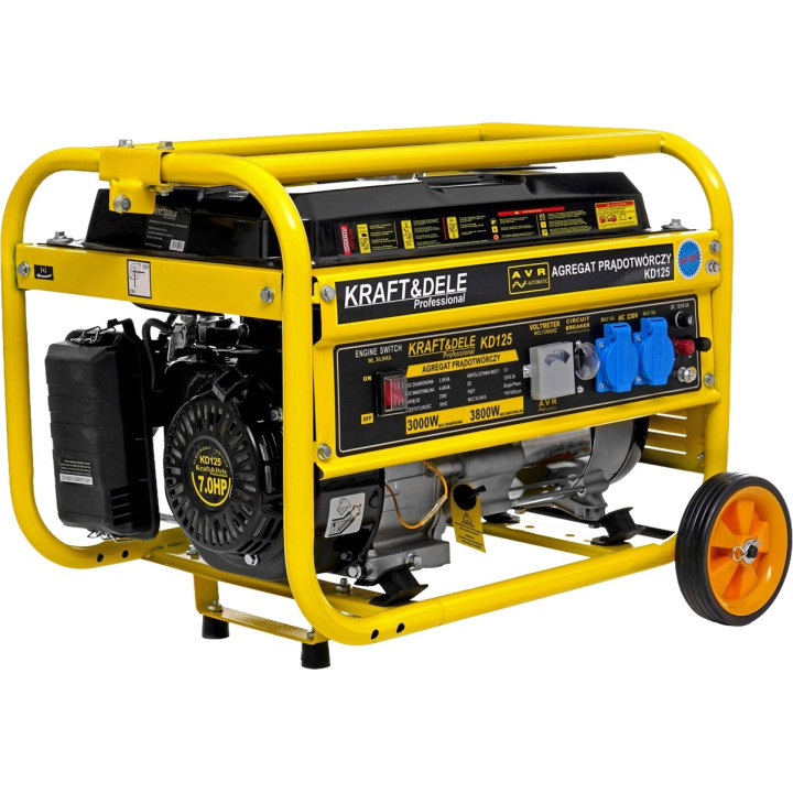Agregat prądotwórczy 3kW / 3,8kW MAX / 230V KD125