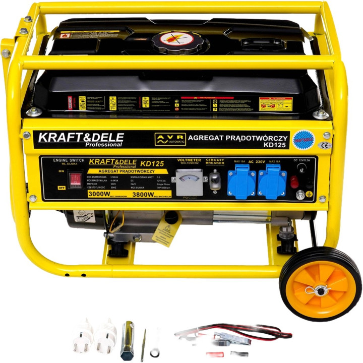 Agregat prądotwórczy 3kW / 3,8kW MAX / 230V KD125