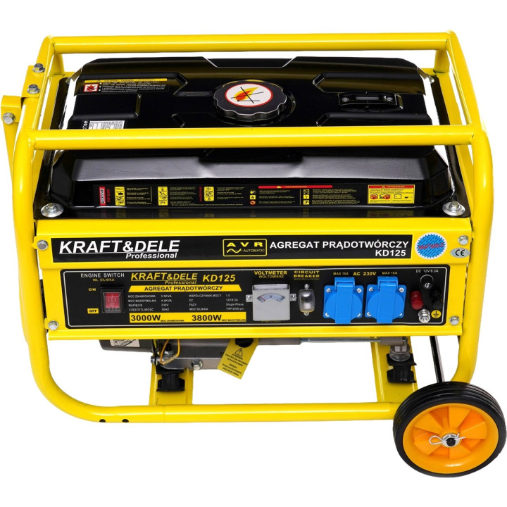 Agregat prądotwórczy 3kW / 3,8kW MAX / 230V KD125