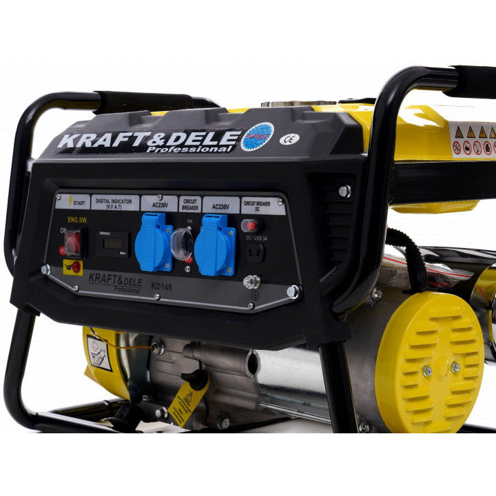 Agregat prądotwórczy 3500W woltomierz LCD 12/230V KD149