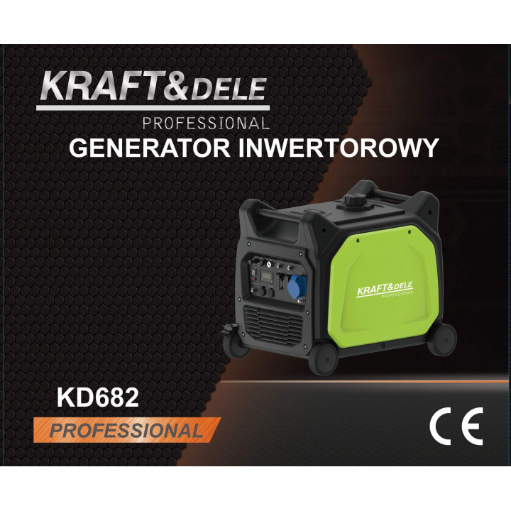 Agregat prądotwórczy inwertorowy 7kW / 7,6kW KD682