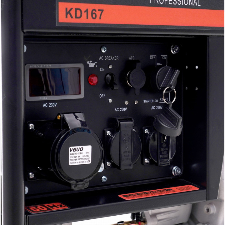 Agregat prądotwórczy 6kW / 230V  KD167