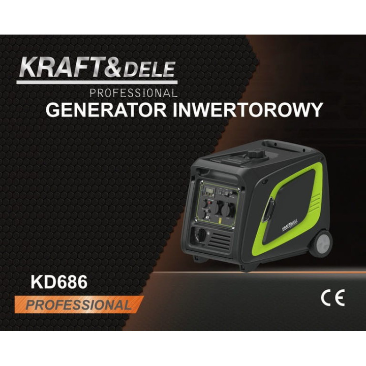 Agregat prądotwórczy inwertorowy 4,5kW / 4,9kW KD686