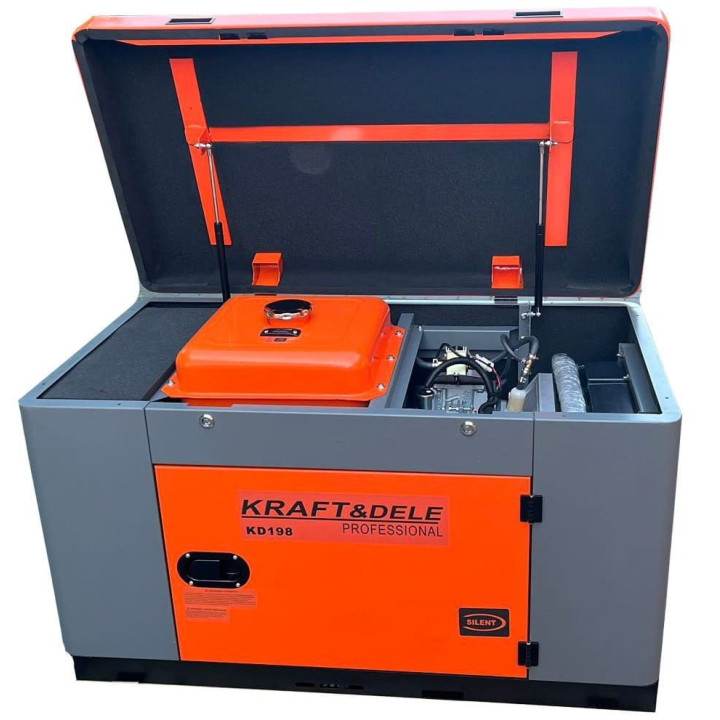 Agregat prądotwórczy jednofazowy DIESEL 14/15,5kW KD198