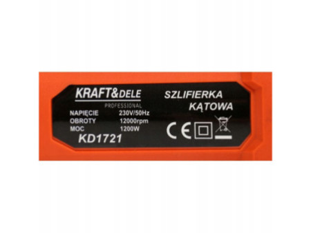 SZLIFIERKA KĄTOWA KD1721