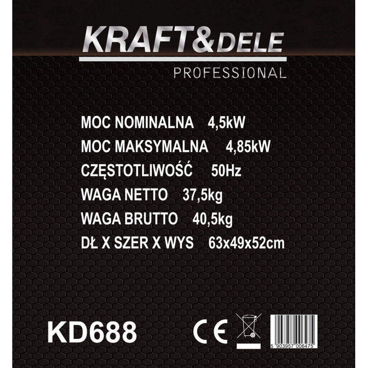 Agregat prądotwórczy inwertorowy 4,5kW / 4,85kW KD688