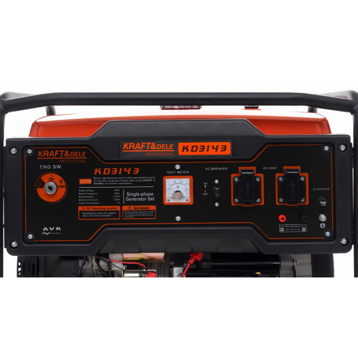 Agregat prądotwórczy jednofazowy 6,5 kW /  7 kW KD3143