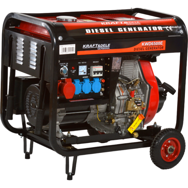 Agregat Diesel 6500W 12/230/380V KD120