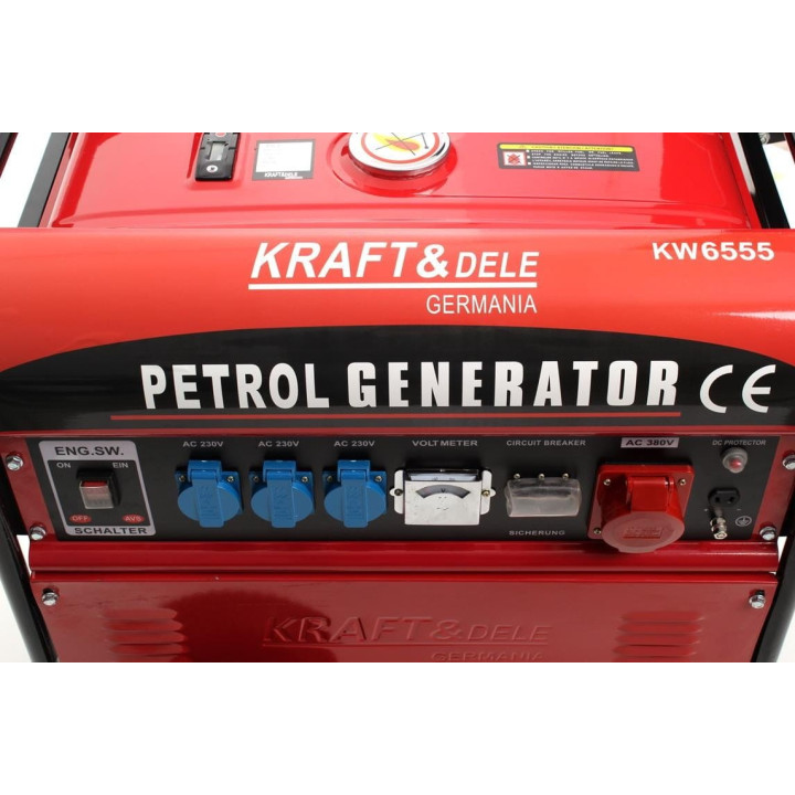 Agregat 5000W 12/230/380V KD107 Czterosuwowy