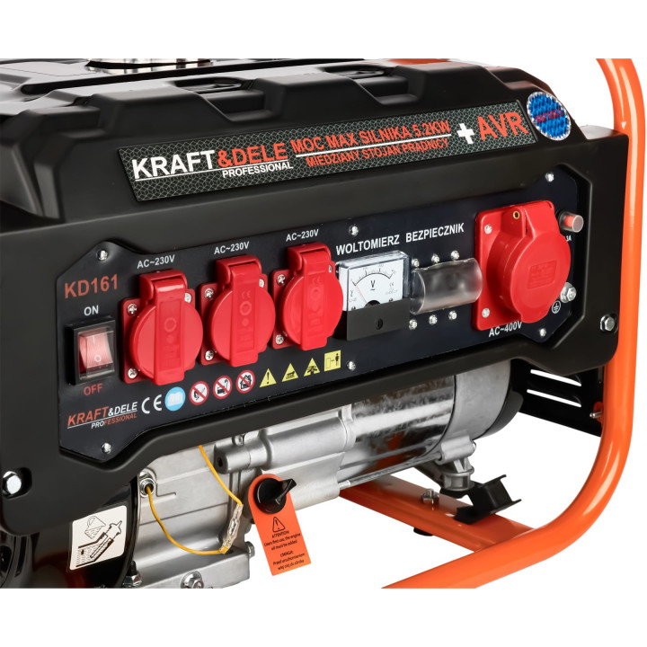 Agregat prądotwórczy 3500W 12-380V KD161