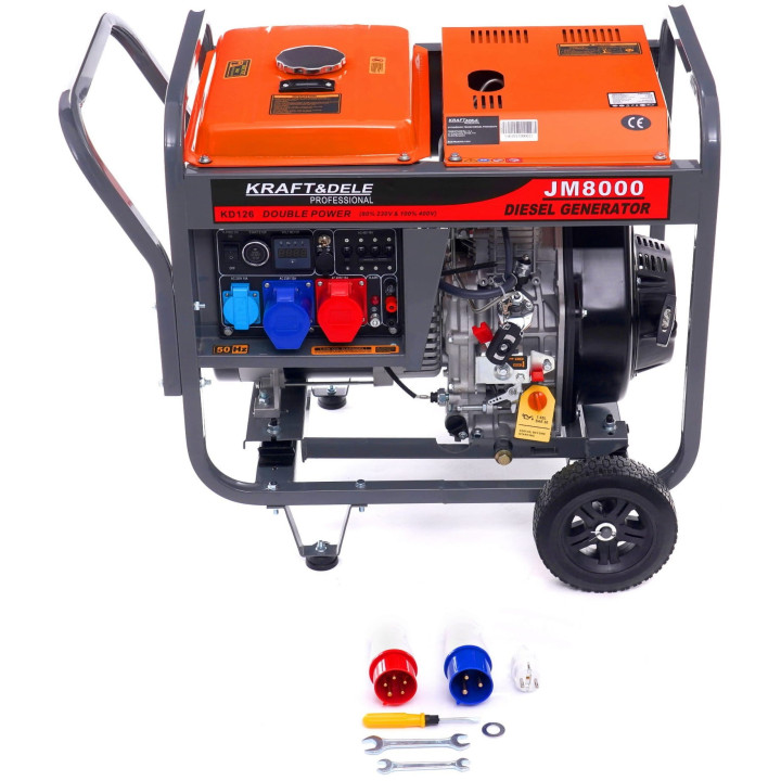 Agregat Diesel 8KW 80% 230/380V KD126