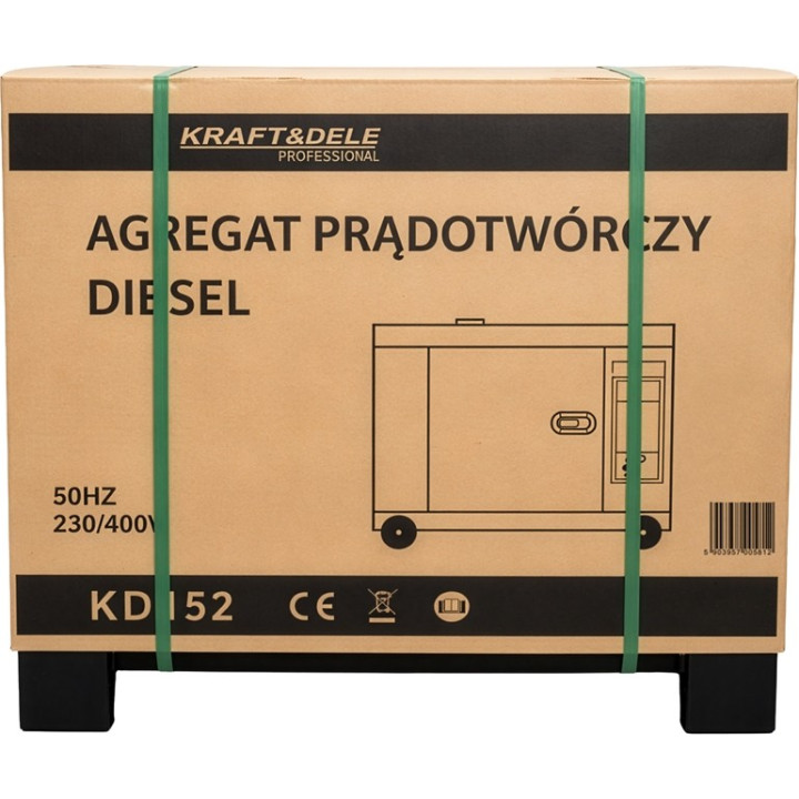 Agregat prądotwórczy trójfazowy Diesel 12/13 kW KD152