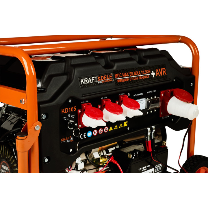 Agregat prądotwórczy 5500W 12/230V/380V KD165