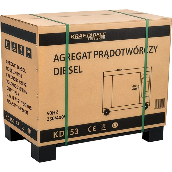 Agregat prądotwórczy trójfazowy DIESEL 14/15,5 kW KD153